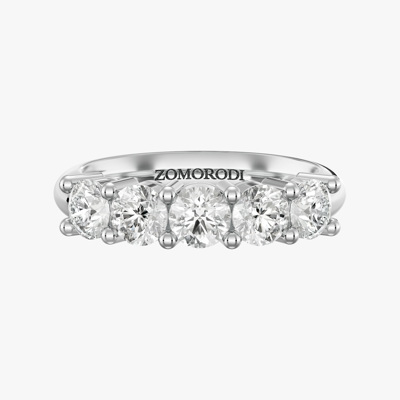Five-Stone Diamond Wedding Ring (0.30 ct)